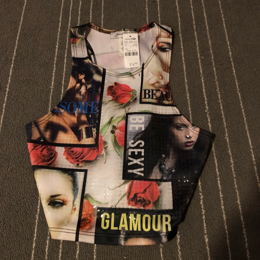 Brand new crop top with tag
